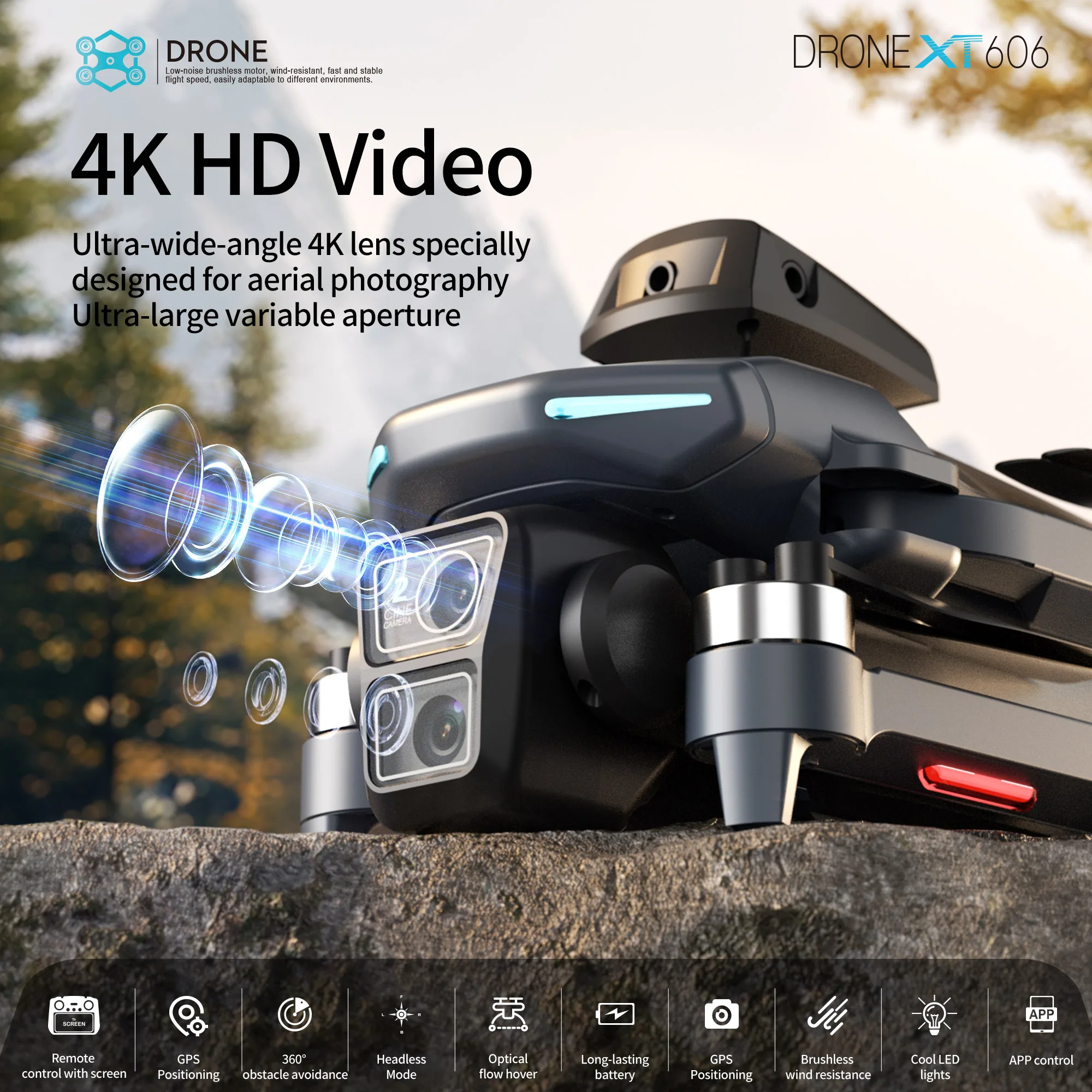 Original XT606 Drone Professio - огляд і ціна Drone Gps Mount
