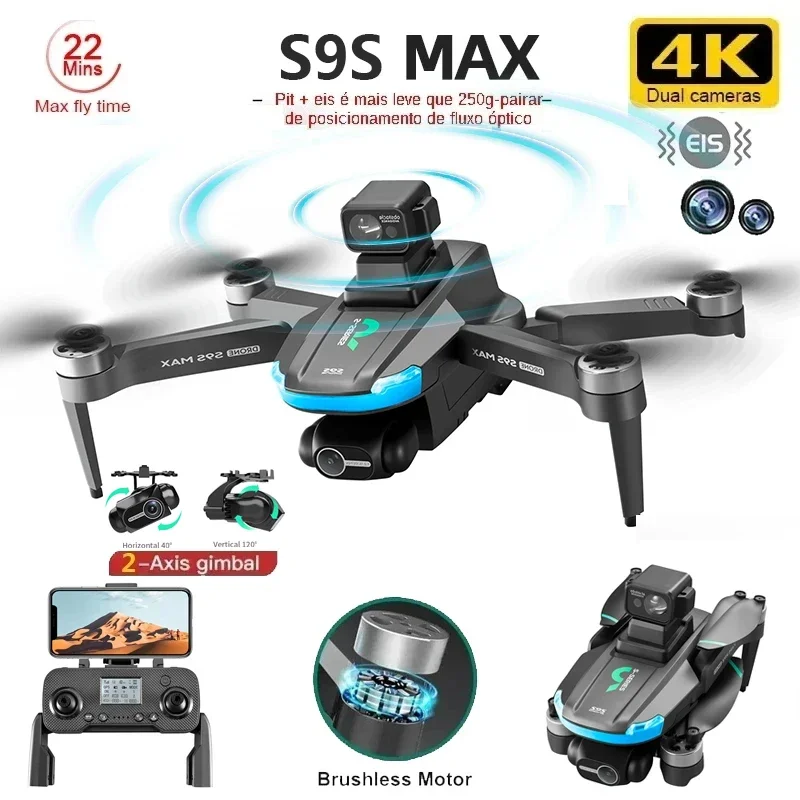 NEW S9S MAX MINI Drone 4K 2-Ax - огляд і ціна Drone Gps Module