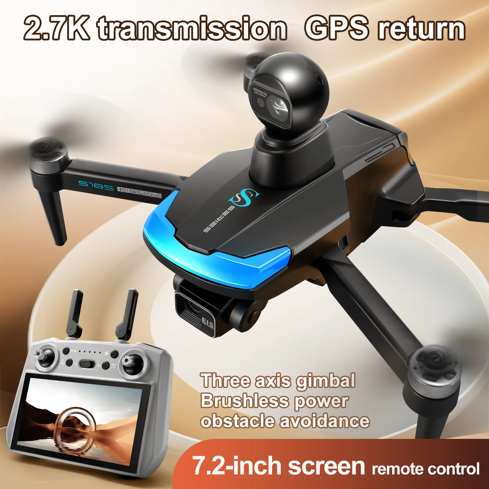 S185 Professional Drone 2.7K H - огляд і ціна Drone Gps Mount