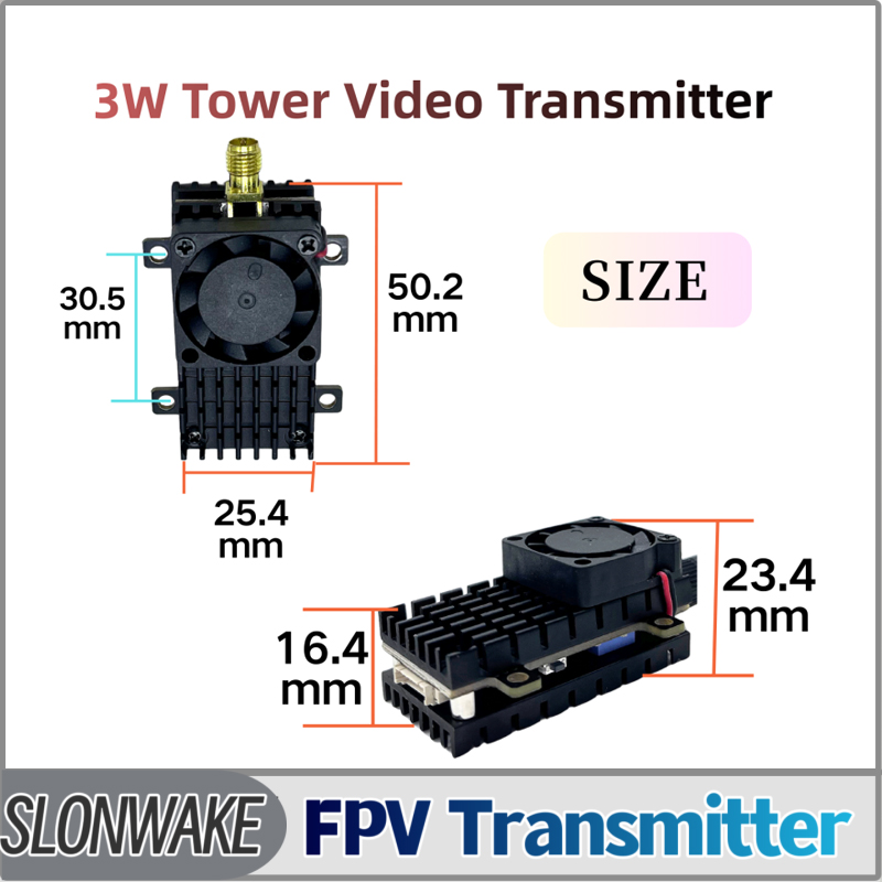SLONWAKE 5.8G 3000mW Simulatio - огляд і ціна Drone Transmitter